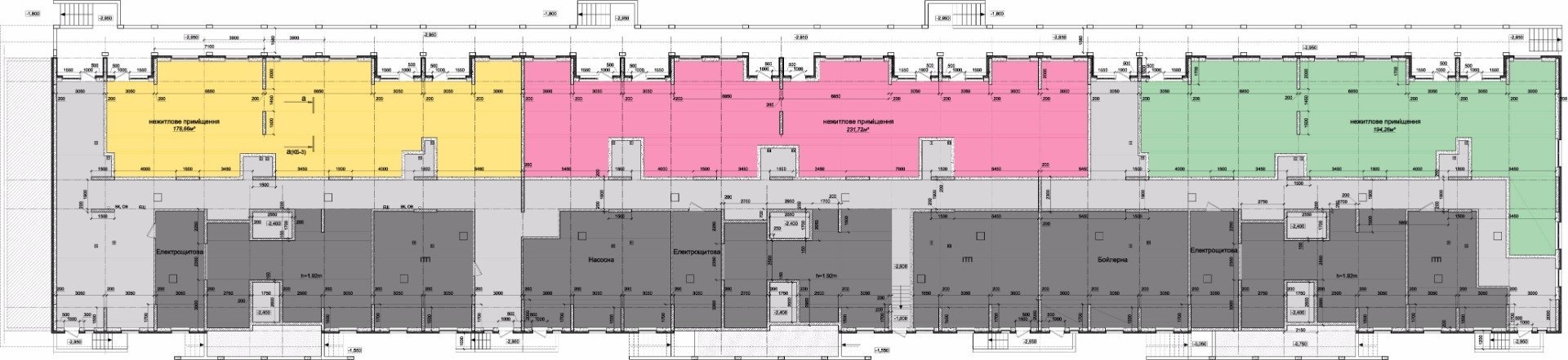 Приміщення вільного призначення 231.72 м² в ЖК Одеський бульвар від забудовника, с. Новосілки