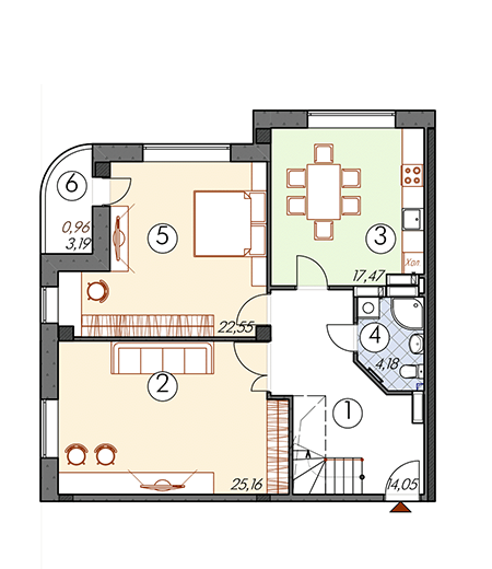5+ кімнат 167.4 м² в ЖМ Саванна Сіті від 12 000 грн/м², м. Бровари