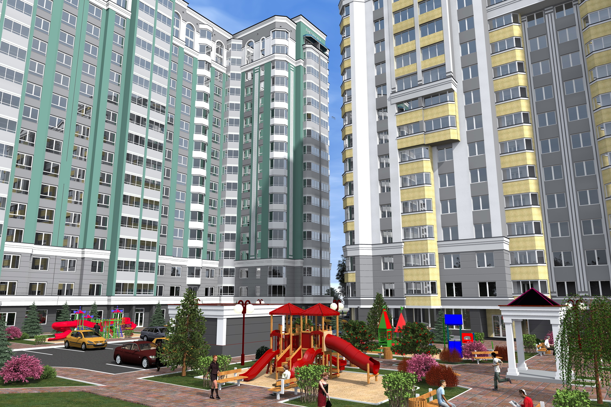 Жилой комплекс на ул. Университетская, 1-P, застройщик Новые Горизонты