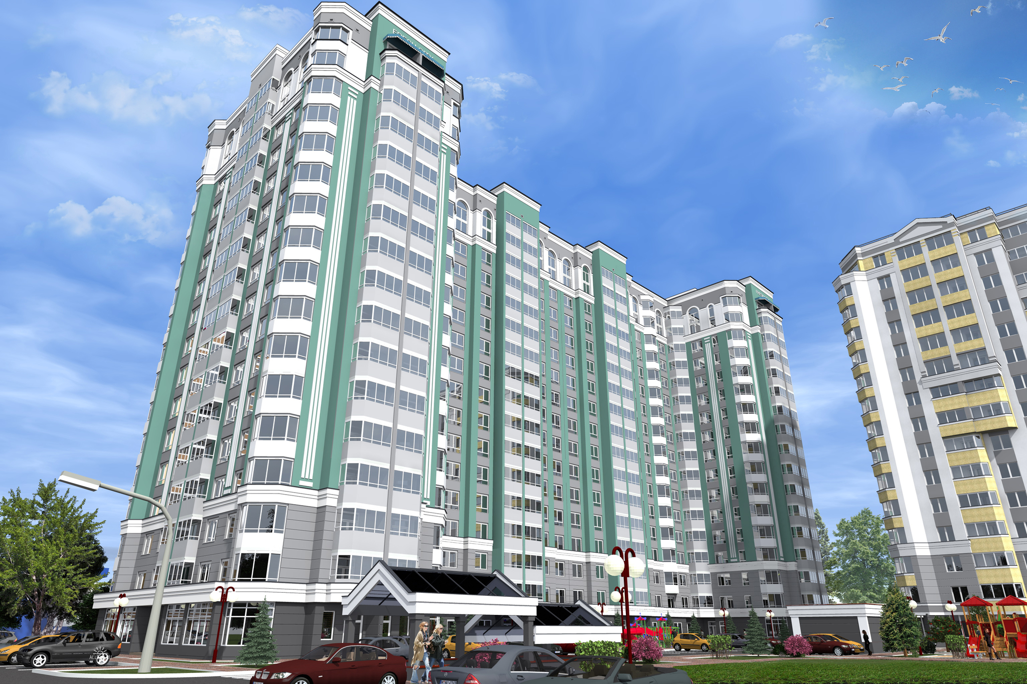 Жилой комплекс на ул. Университетская, 1-P, г. Ирпень
