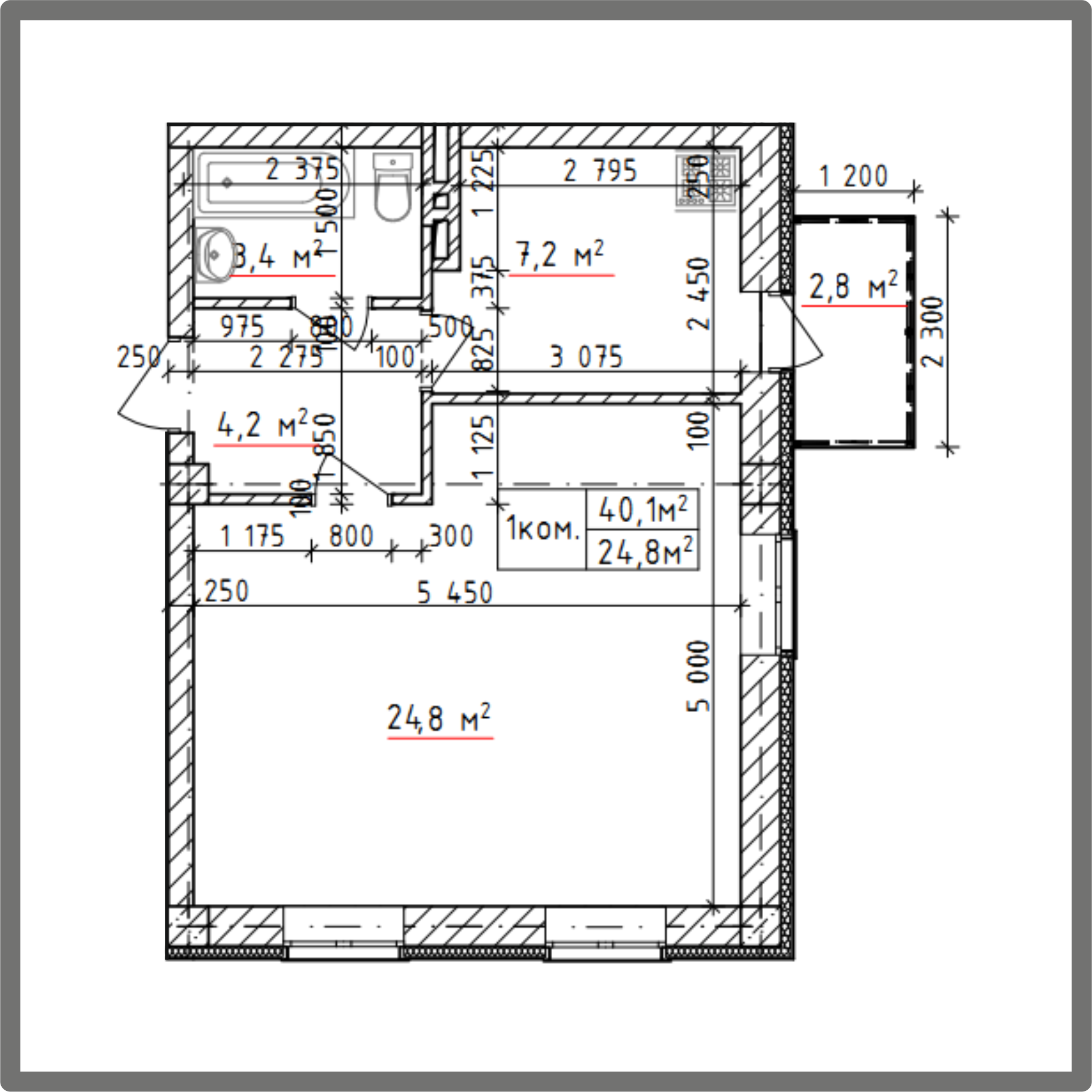 1-кімнатна 40.1 м² в КБ Ширма Club від 38 950 грн/м², Київ