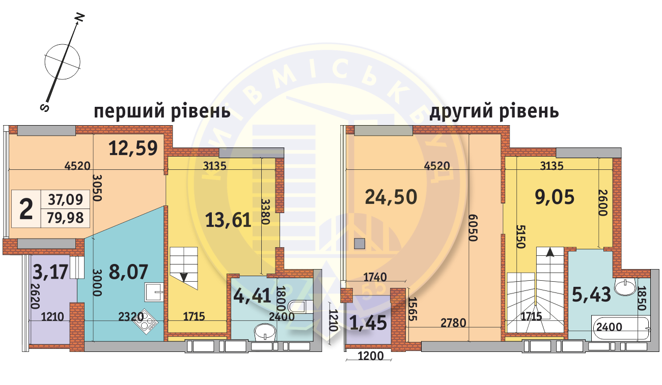 2-кімнатна 79.98 м² в ЖК Урлівський-2 від 21 131 грн/м², Київ