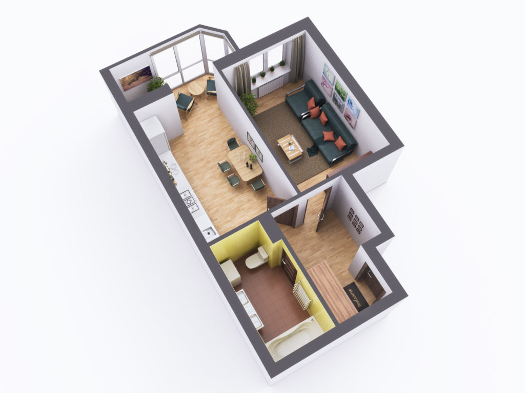 1-кімнатна 39.3 м² в ЖК Sky від 16 500 грн/м², м. Ірпінь