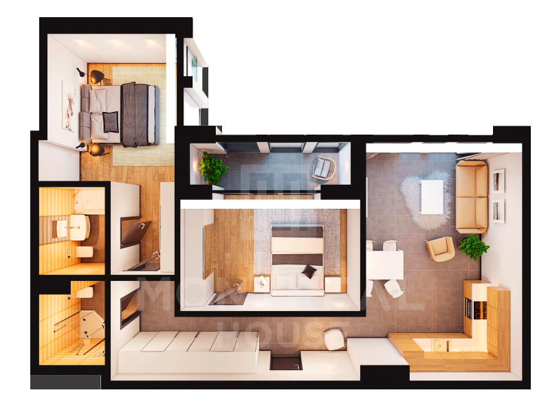 2-кімнатна 88 м² в ЖК Montreal House від 49 834 грн/м², Київ