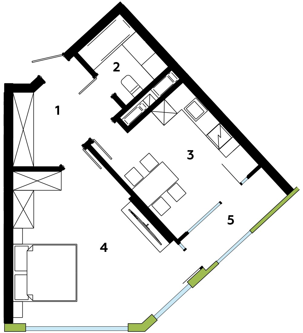 1-кімнатна 48.72 м² в ЖК Madison Gardens від 21 094 грн/м², м. Бровари