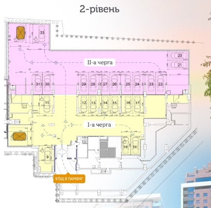 Машиноместо 13.82 м² в ЖК West House от застройщика, Киев