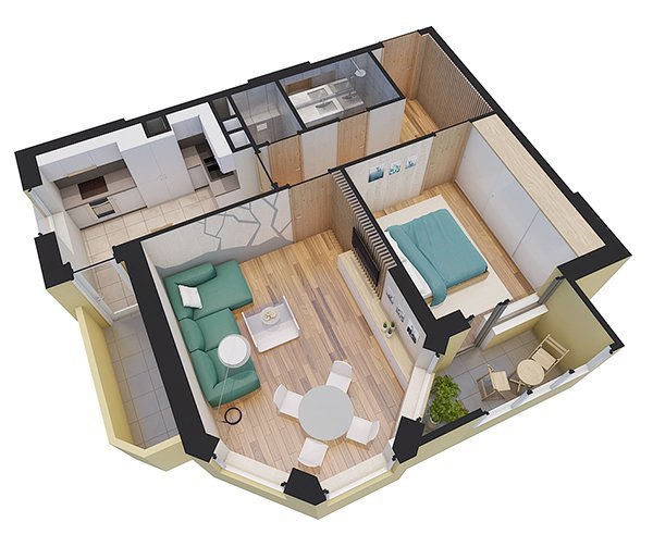 2-кімнатна 60.8 м² в ЖК Solo Park від 30 100 грн/м², Київ