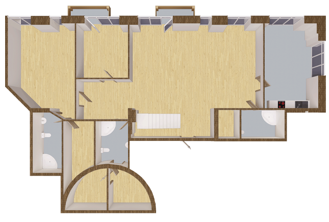 5+ кімнат 316.52 м² в КБ Арт Холл від 37 050 грн/м², Київ
