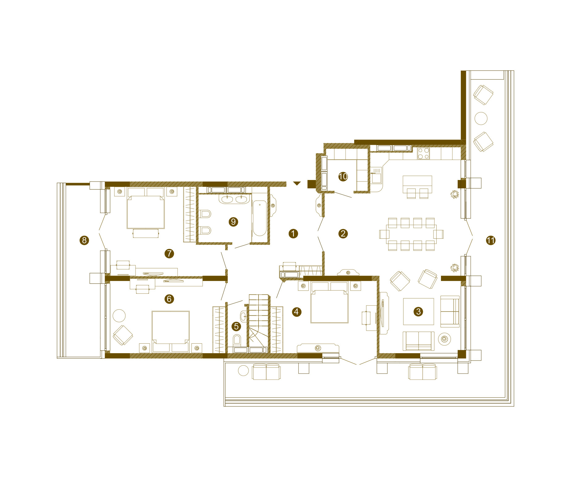 4-комнатная 288.1 м² в ЖК Obolon Residences от 82 200 грн/м², Киев