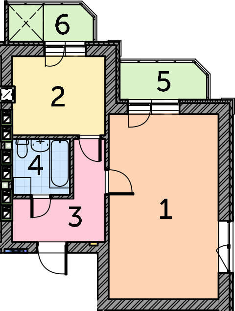 1-кімнатна 51.46 м² в ЖК Британіка від 16 000 грн/м², м. Ірпінь