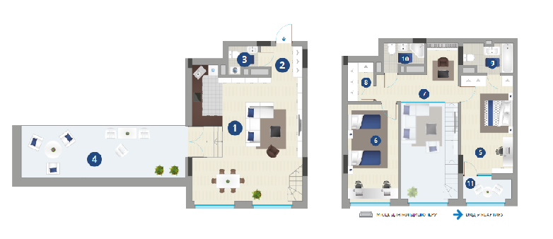 Двухуровневая 127.72 м² в ЖК Славутич 2.0 от 21 000 грн/м², Киев