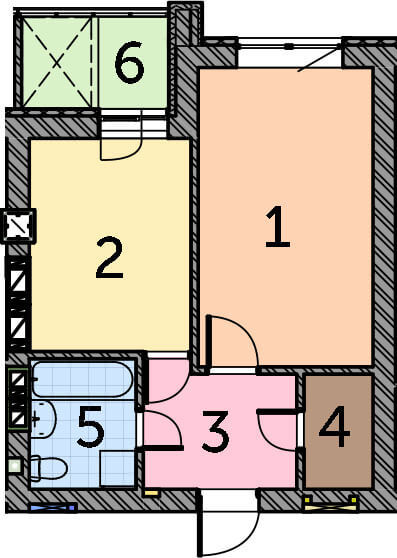 2-кімнатна 40.3 м² в ЖК Найкращий квартал від 16 500 грн/м², м. Ірпінь