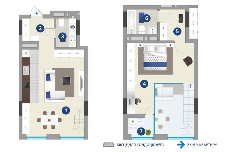 1-комнатная 74.1 м² в ЖК Славутич 2.0 от 21 000 грн/м², Киев