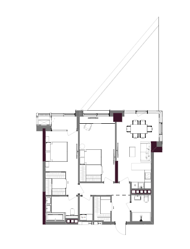 2-кімнатна 95.22 м² в БФК A136 Highlight Tower від 48 650 грн/м², Київ