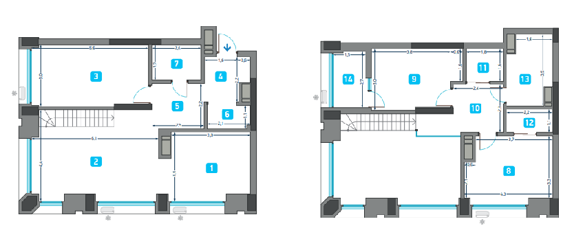 3-кімнатна 118.2 м² в ЖК Славутич від 27 200 грн/м², Київ