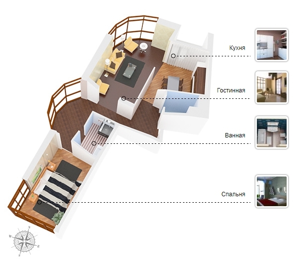 2-кімнатна 77.52 м² в ЖК Парк Стоун від 49 500 грн/м², Київ