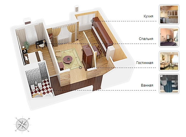 2-кімнатна 69.23 м² в ЖК Парк Стоун від 49 500 грн/м², Київ