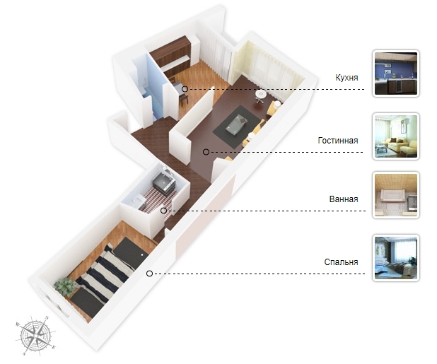 2-кімнатна 74.48 м² в ЖК Парк Стоун від 49 500 грн/м², Київ