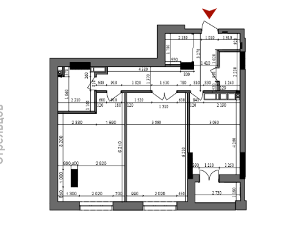 2-кімнатна 85.23 м² в ЖК A52 від 44 100 грн/м², Київ