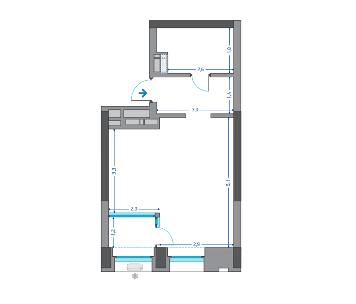 Студія 33.84 м² в ЖК Славутич від 27 800 грн/м², Київ