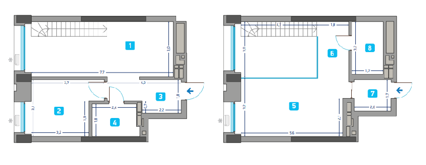 2-кімнатна 78.28 м² в ЖК Славутич від 27 200 грн/м², Київ