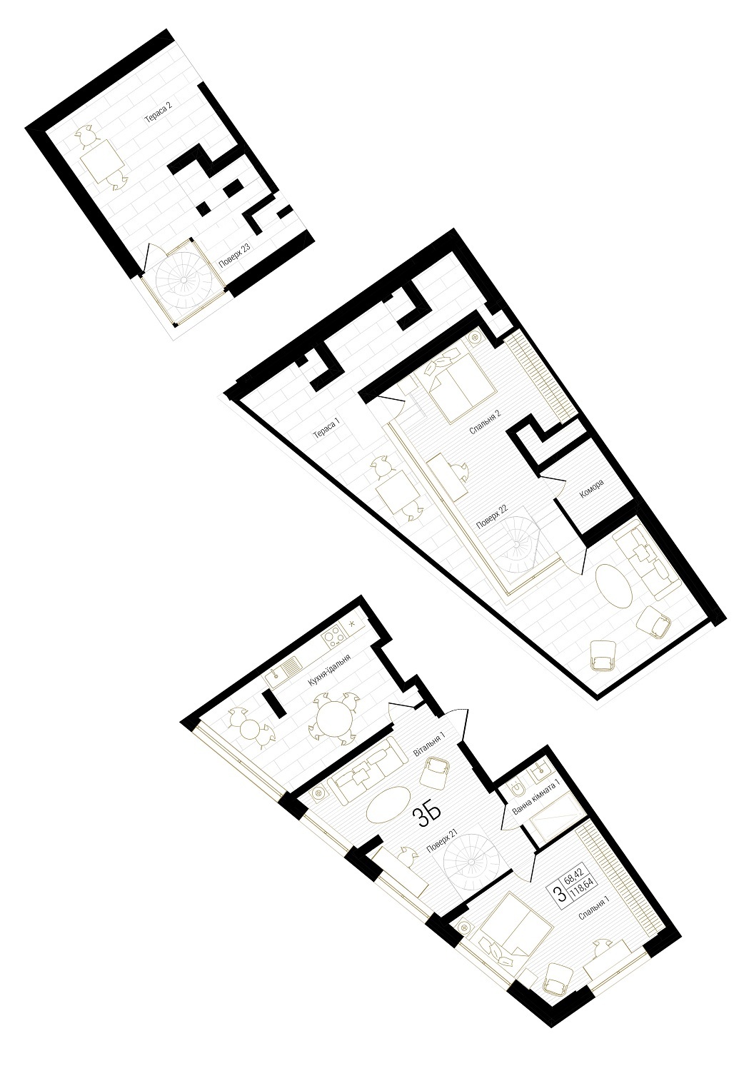 Дворівнева 122 м² в ЖК New York Concept House від 74 850 грн/м², Київ