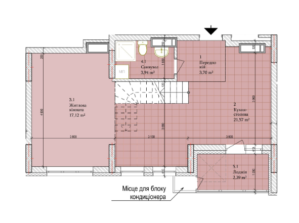 3-комнатная 102.22 м² в ЖК Дніпровська Мрія от 21 000 грн/м², Киев