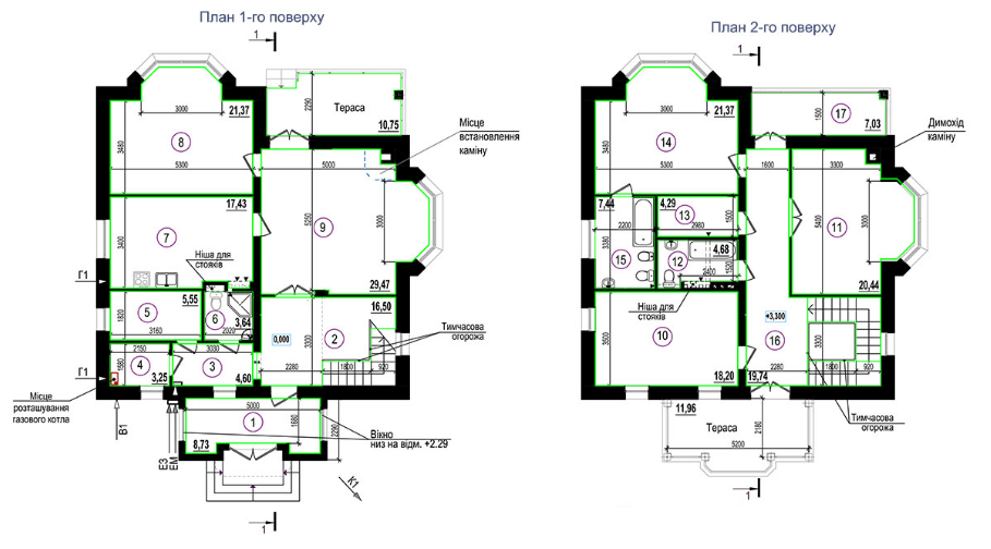 Котедж 210.8 м² в КМ Нова Богданівка від 7 400 грн/м², с. Богданівка