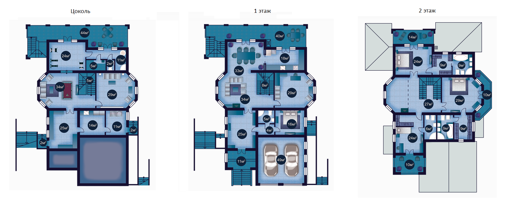 Котедж 545.85 м² в КМ Riviera Village від забудовника, с. Лебедівка