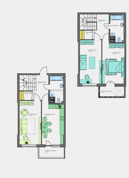 Дворівнева 100.36 м² в ЖК Home and Park Comfort House від 14 000 грн/м², м. Бориспіль