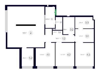 3-кімнатна 127.07 м² в ЖК White Lines від 45 700 грн/м², Київ