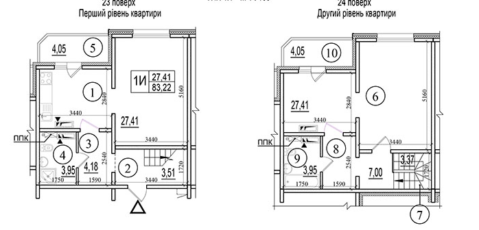 Дворівнева 83.22 м² в ЖК Еврика від забудовника, Київ