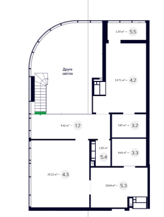Дворівнева 137.76 м² в ЖК White Lines від 53 400 грн/м², Київ