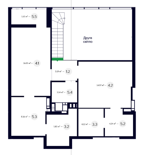 2-кімнатна 107.97 м² в ЖК White Lines від 47 950 грн/м², Київ