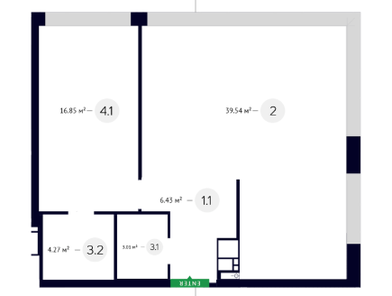 4-кімнатна 138.96 м² в ЖК White Lines від 78 650 грн/м², Київ