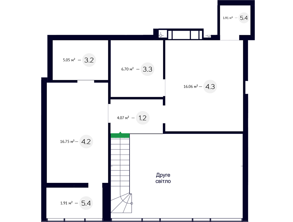 3-кімнатна 121.1 м² в ЖК White Lines від 47 950 грн/м², Київ