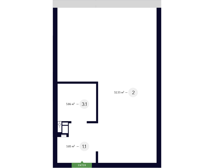 2-кімнатна 84.43 м² в ЖК White Lines від 83 700 грн/м², Київ