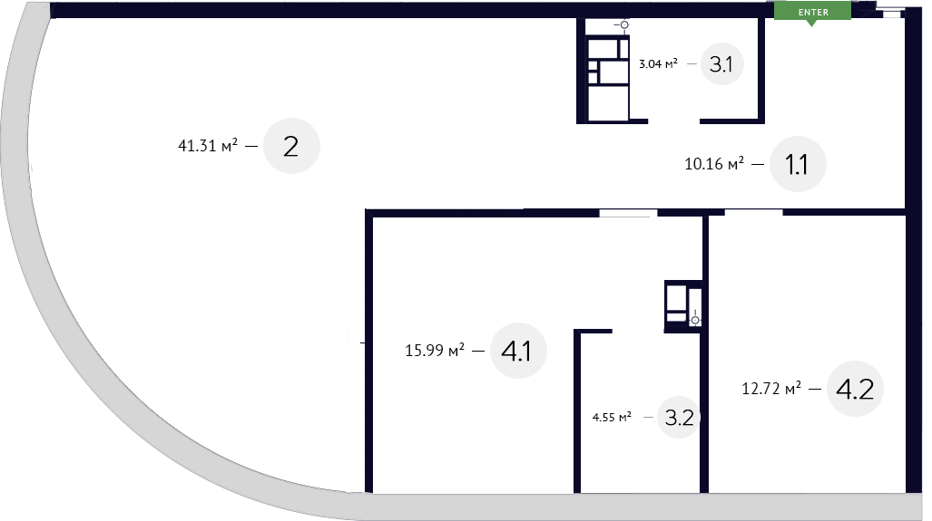 Дворівнева 142.42 м² в ЖК White Lines від 76 150 грн/м², Київ