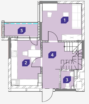 Двухуровневая 86.01 м² в ЖК OK`LAND от 27 833 грн/м², Киев