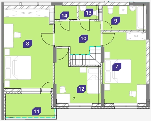 5+ комнат 147.27 м² в ЖК OK`LAND от 34 734 грн/м², Киев