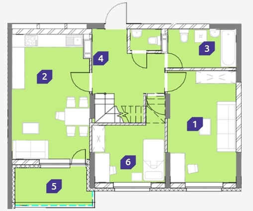 5+ комнат 147.27 м² в ЖК OK`LAND от 34 734 грн/м², Киев