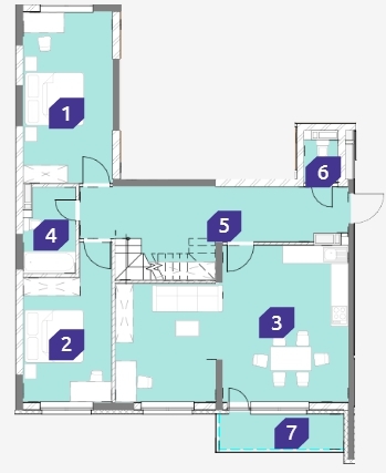 5+ комнат 199.32 м² в ЖК OK`LAND от 35 422 грн/м², Киев
