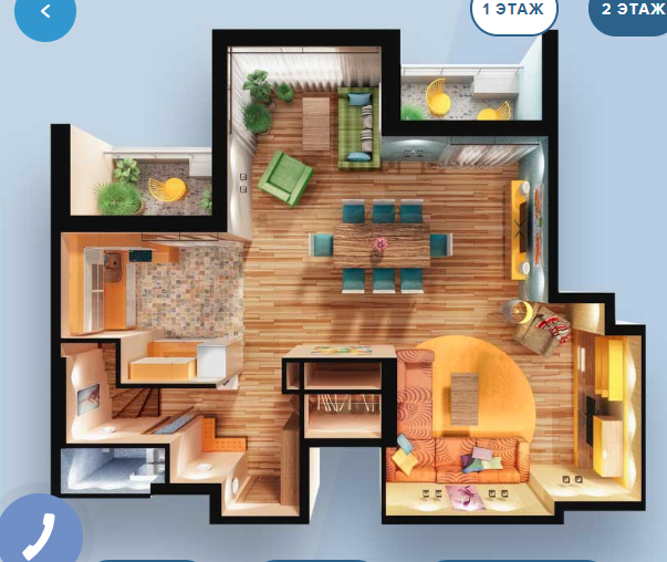 3-комнатная 139.1 м² в ЖК Central Park от 50 050 грн/м², Киев