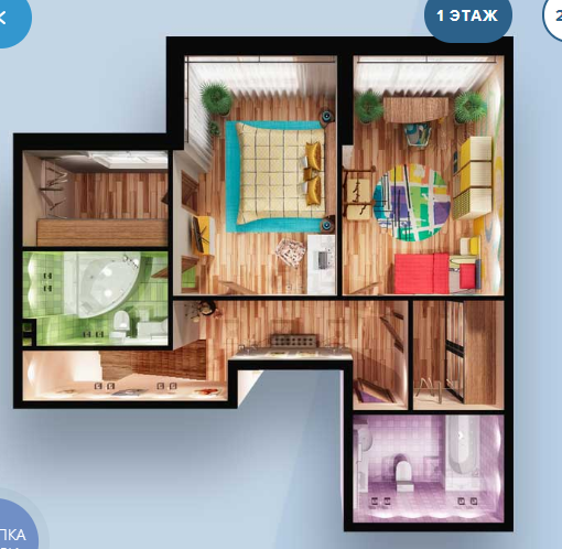 3-комнатная 139.1 м² в ЖК Central Park от 50 050 грн/м², Киев