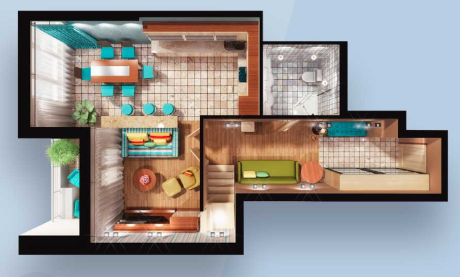 3-комнатная 100.18 м² в ЖК Central Park от 50 050 грн/м², Киев