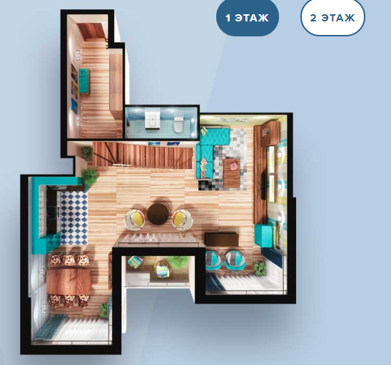 4-кімнатна 129.45 м² в ЖК Central Park від 61 500 грн/м², Київ