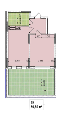 1-комнатная 59.89 м² в ЖК Ривьера от 28 000 грн/м², Киев