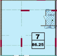 Офіс 86.25 м² в ЖК Акварель-2 від забудовника, Одеса