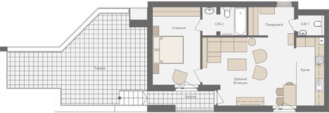 1-комнатная 73.6 м² в ЖК Villa Magnolia от 24 800 грн/м², Львов