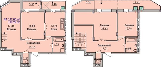 Двухуровневая 134.98 м² в ЖК Гармонія от 17 050 грн/м², г. Стрый